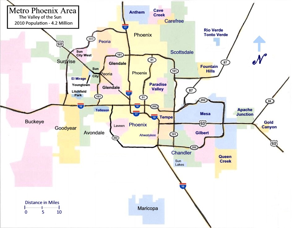 Greater Phoenix Population 2024 Map - Karil Consuela