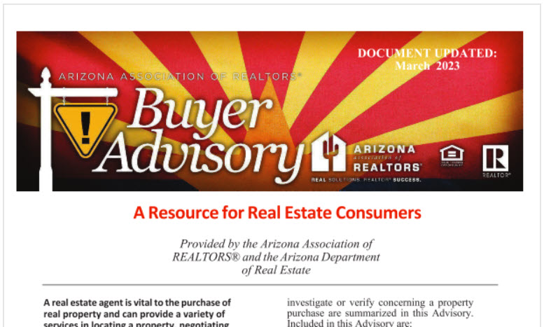 Buyer Advisory Cover